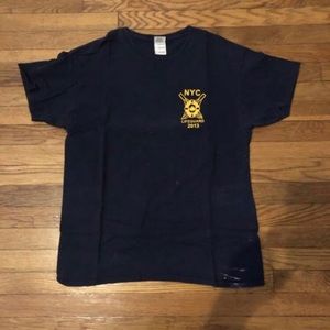 This is a hurricane sandy shirt from the first responders in New York City